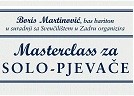 Masterclass za solo pjevače, od 14. do 21. travnja 2014.